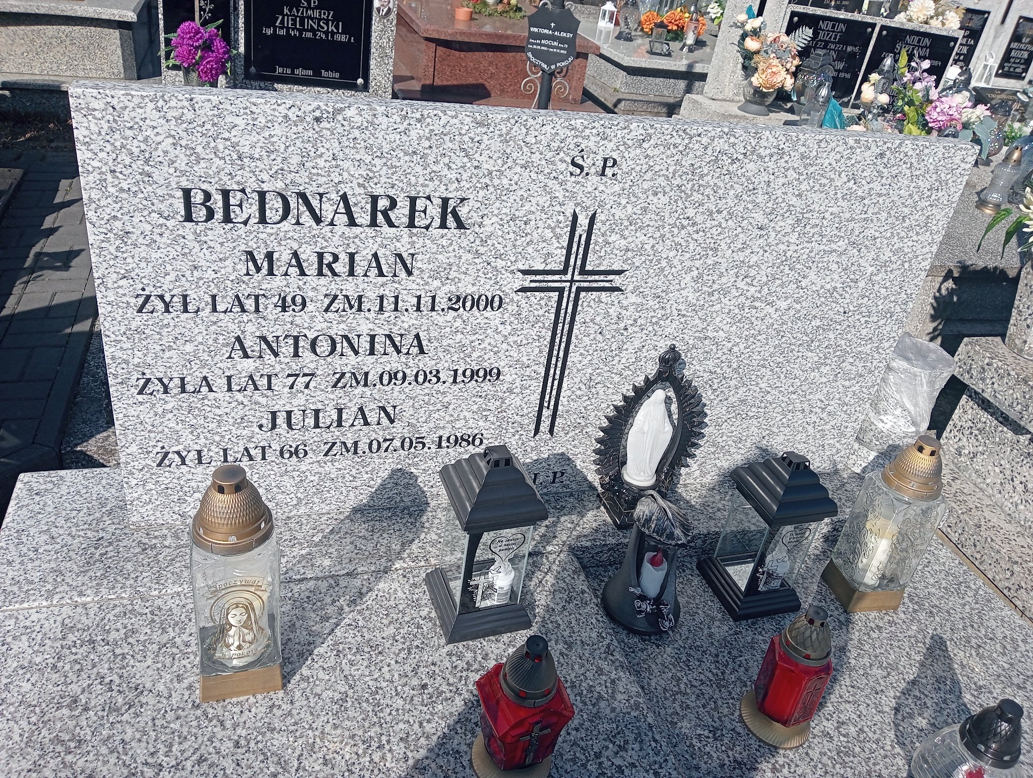 Antonina Bednarek 1921 Janów Złoty Potok - Grobonet - Wyszukiwarka osób pochowanych