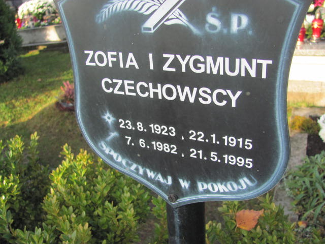 Zygmunt Czechowski 1915 Janów Złoty Potok - Grobonet - Wyszukiwarka osób pochowanych