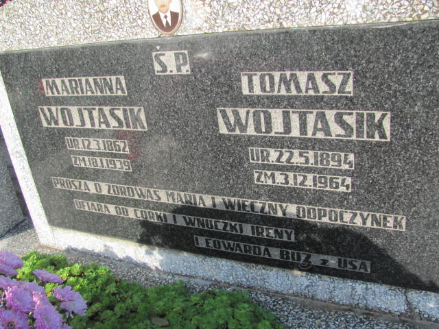 Marianna Wojtasik 1862 Janów Złoty Potok - Grobonet - Wyszukiwarka osób pochowanych