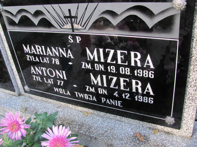 Marianna Mizera 1908 Janów Złoty Potok - Grobonet - Wyszukiwarka osób pochowanych
