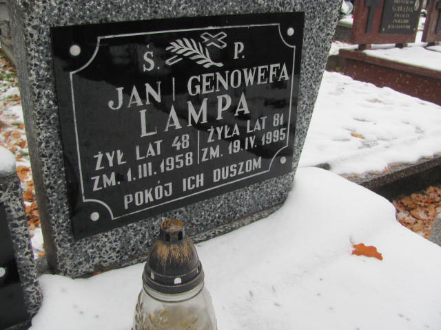 Jan Lampa 1910 Janów Złoty Potok - Grobonet - Wyszukiwarka osób pochowanych