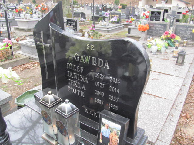 Józef Gawęda 1928 Janów Złoty Potok - Grobonet - Wyszukiwarka osób pochowanych