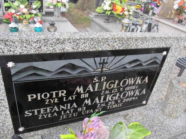 Stefania Maligłówka 1911 Janów Złoty Potok - Grobonet - Wyszukiwarka osób pochowanych