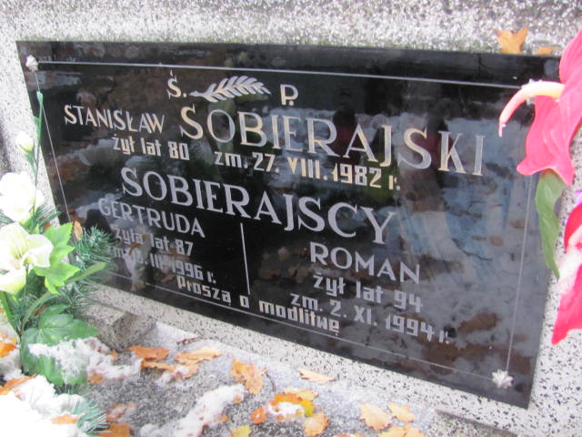 Gertruda Sobierajska 1909 Janów Złoty Potok - Grobonet - Wyszukiwarka osób pochowanych