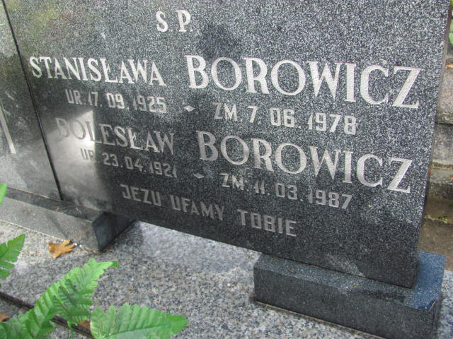 Stanisława Borowicz 1925 Janów Złoty Potok - Grobonet - Wyszukiwarka osób pochowanych