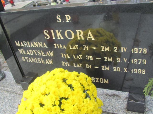 Marianna Sikora 1907 Janów Złoty Potok - Grobonet - Wyszukiwarka osób pochowanych