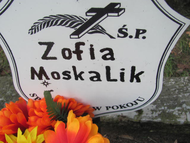 Zofia Moskalik 1912 Janów Złoty Potok - Grobonet - Wyszukiwarka osób pochowanych