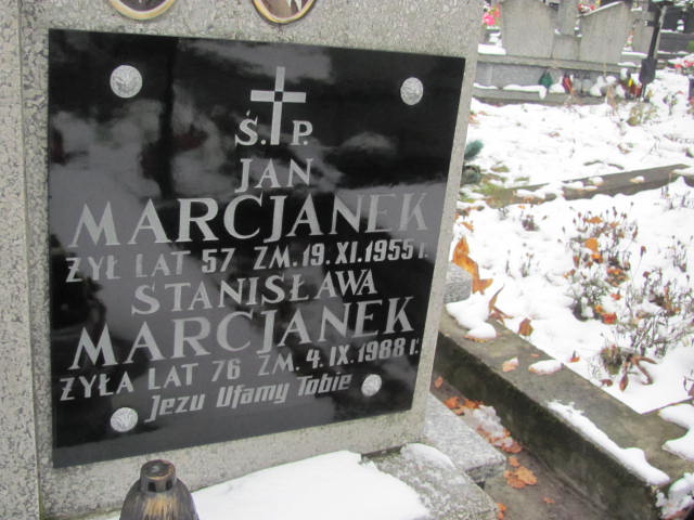 Jan Marcjanek 1897 Janów Złoty Potok - Grobonet - Wyszukiwarka osób pochowanych