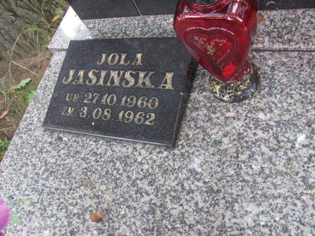 Jolanta Jasińska 1960 Janów Złoty Potok - Grobonet - Wyszukiwarka osób pochowanych
