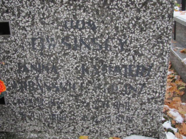 Grób Janina Owsińska