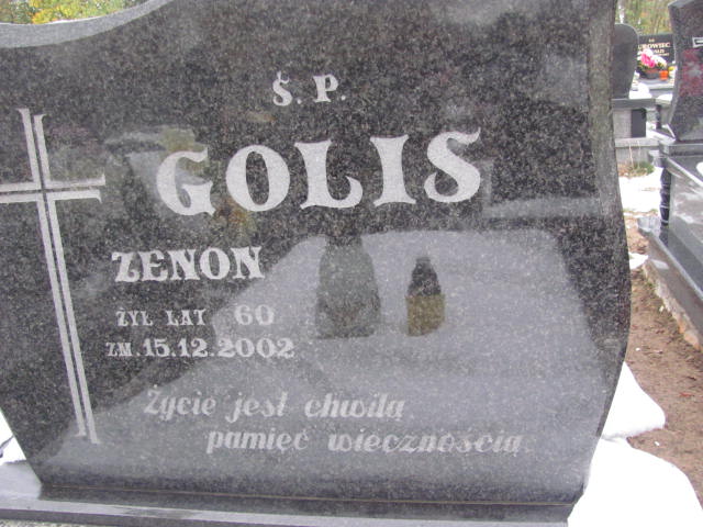 Zenon Golis 1942 Janów Złoty Potok - Grobonet - Wyszukiwarka osób pochowanych