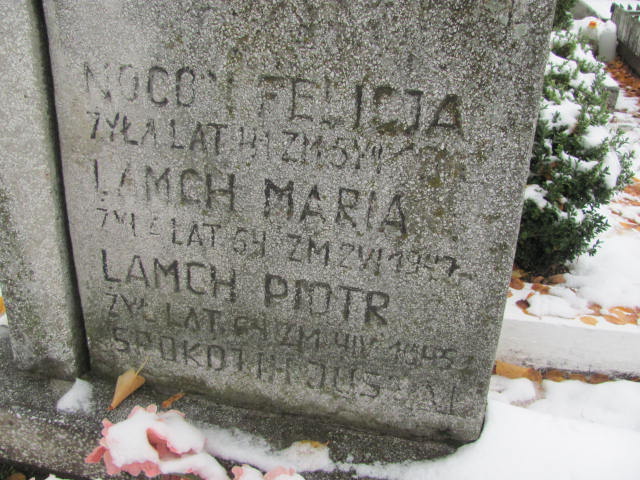Grób Piotr Lamch