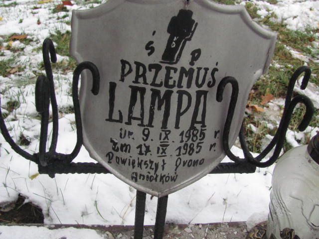 Przemysław Lampa 1985 Janów Złoty Potok - Grobonet - Wyszukiwarka osób pochowanych