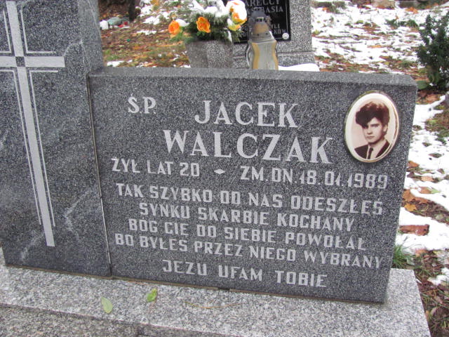 Jacek Walczak 1969 Janów Złoty Potok - Grobonet - Wyszukiwarka osób pochowanych